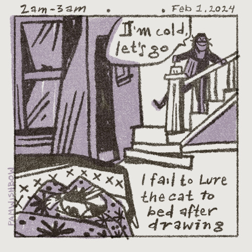 Hourly Comic Day 2024, A Relatively Quiet Day In The Wishbow House