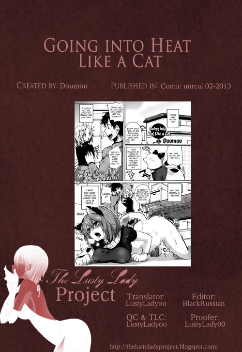 kittykurimu:  hentaibeats:  Going Into Heat Like a Cat - Doumou - 2/2 Click here for part 1! Click h