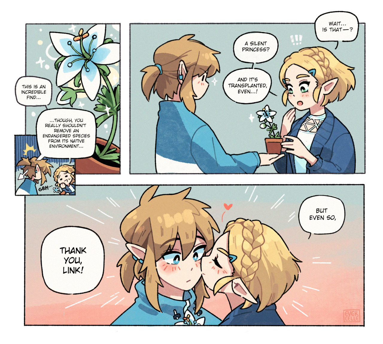 BOTW] My Zelda x link comics : The Silent Princess : r/zelda