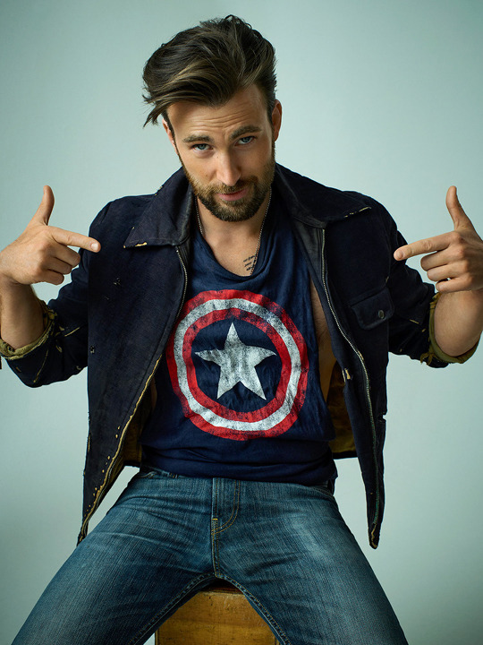 flawlessgentlemen:Chris Evans photographed by Peggy Sirota for Rolling Stone Magazine