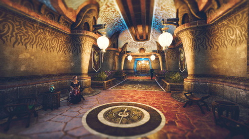 lady-of-cinder:↳ The Elder Scrolls Online : Vivec City (Interior)Morrowind