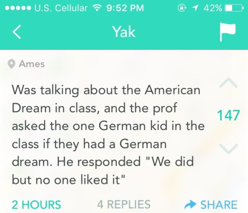 I Found This Gem On Yik Yak