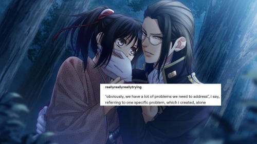 animenutcase:Hakuouki Text Post Meme: Sannan Keisuke Edition 