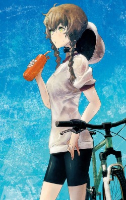 abaslev:  amane suzuha bike shorts huke steins;gate