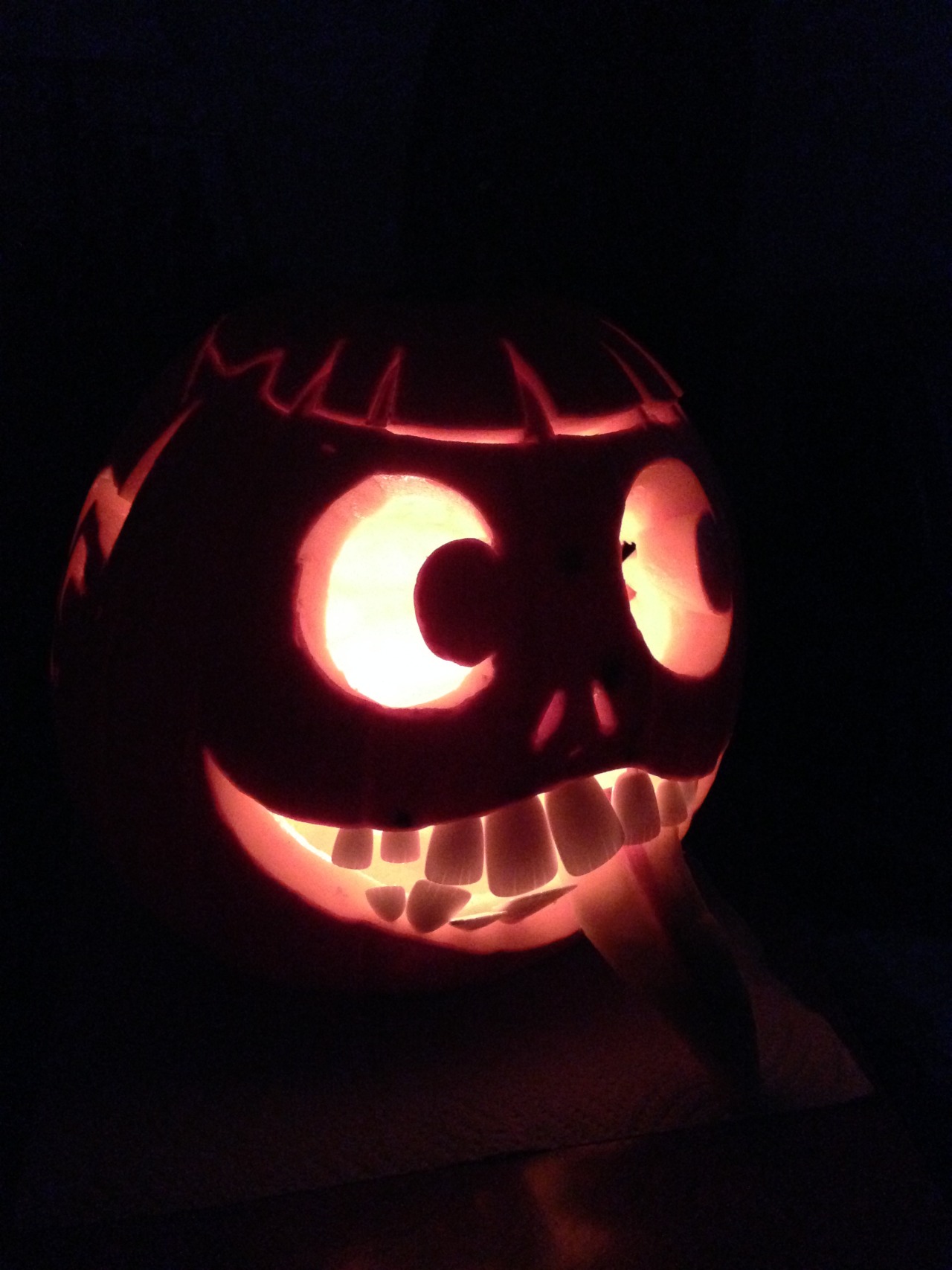 syqitten:  joannaestep:  Lo, I have carved the most Kimoi pumpkin this night.  YOOOOOOOOOOOOOOOOOOOOOOOOOOOO