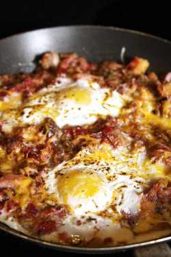 Turkey & Eggs Skillet (By Denise Sakaki)