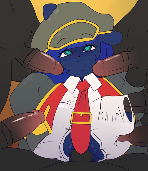 somescrub:  Commission for Anonymous.  Luna redraw/reference version of This Image as requested specifically by commissioner. Original’s artist   < |D’‘‘‘‘
