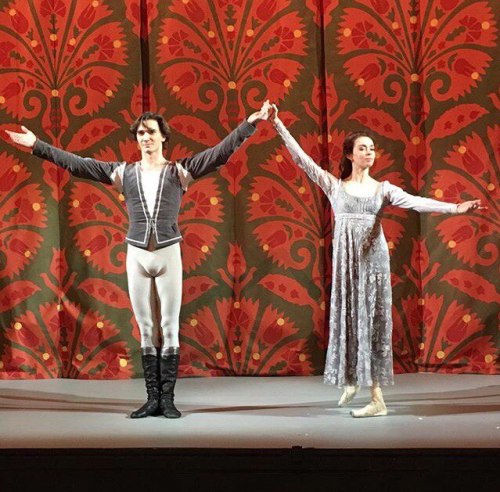 Ekaterina Krysanova and Vladislav Lantratov after Ratmansky’s Romeo and Juliet at the Bolshoi Theatr