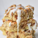 cravefoodie:Cinnamon Roll French ToastIngredients:2 tubes cinnamon roll, refrigerated,