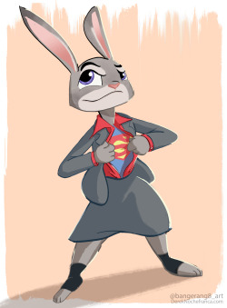 dereknochefranca:  ‪#‎tbt‬ to when Director Byron Howard tweeted the inspiration for ‪#‎JudyHopps‬ being a mixture of both ‪#‎LeslieKnope‬ and ‪#‎Superman‬..I saw a behind the scenes look at the animation of @zootopiadisney with