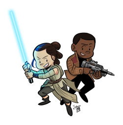 comickergirl: Lil’ more Finn n’ Rey 