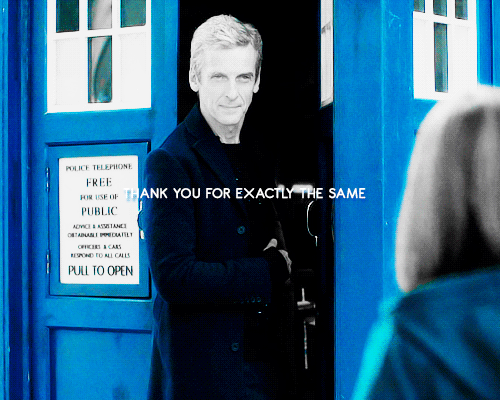 attackoneyebrows:doctor, traveling with you made me feel really special. t h a n k  y o u for that.