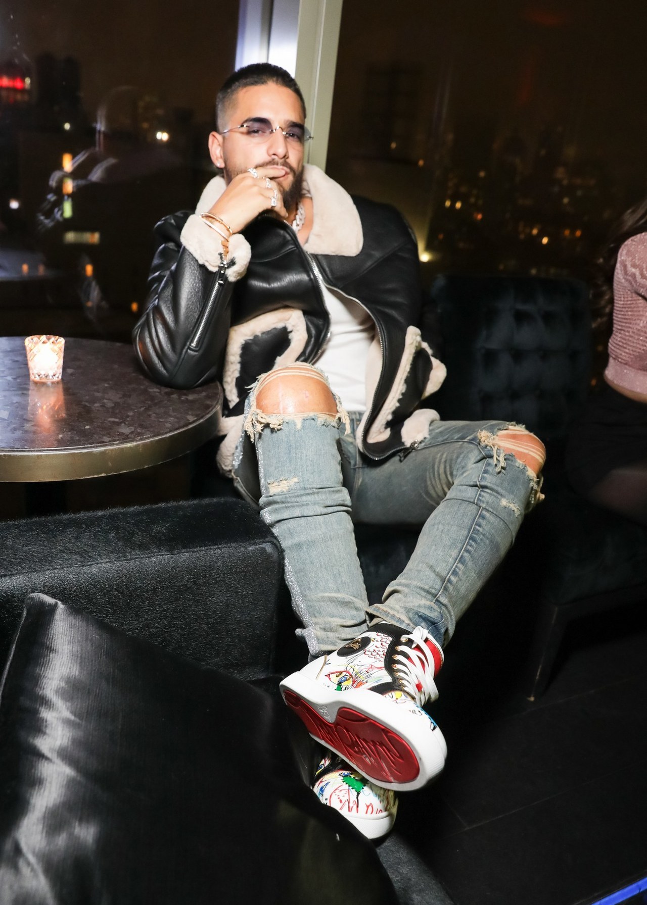 Maluma Daily — Maluma photographed at New York Fashion Week. (+)