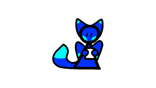 Meet Blue, The Stand In For BlueFire Whenever I Don't Have The Time/motivation To Draw Them.