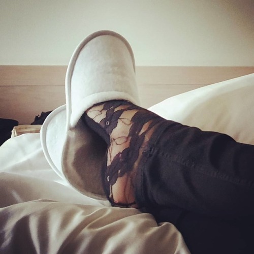 Resting minute at hotel & spa ..#socksfetish #socks #nylon #nylons #nylongirl #nylonsocks #feet 