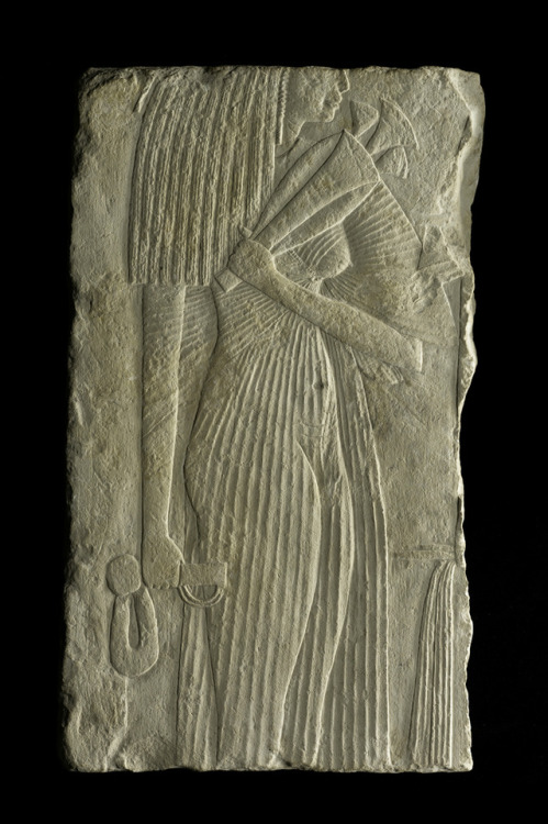 Fragment of relief from the grave of Generalissimus Ameneminet which is lost today. End of the 18th 