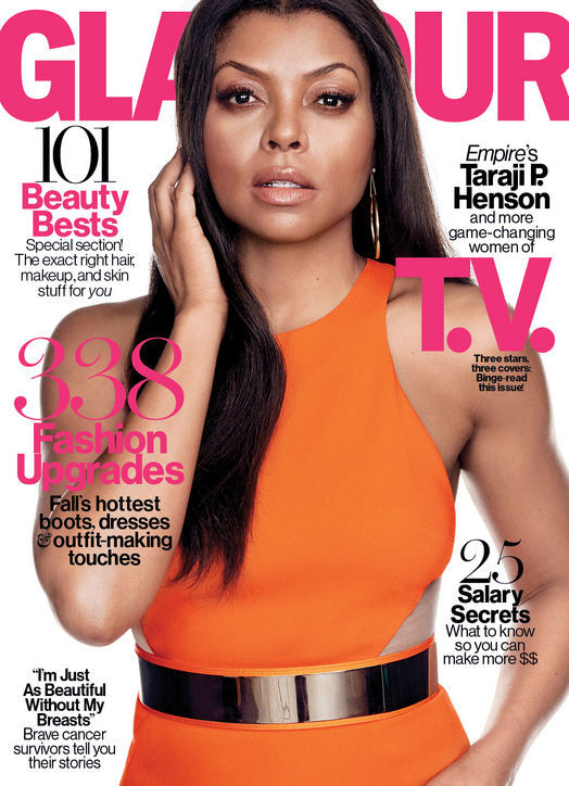 celebritiesofcolor:  Taraji P. Henson on the cover of Glamlour Magazine