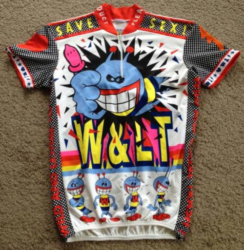 clothjects:yahoo auctions user acidxbomb’s collection of W&LT fall 1996 cyclist tees