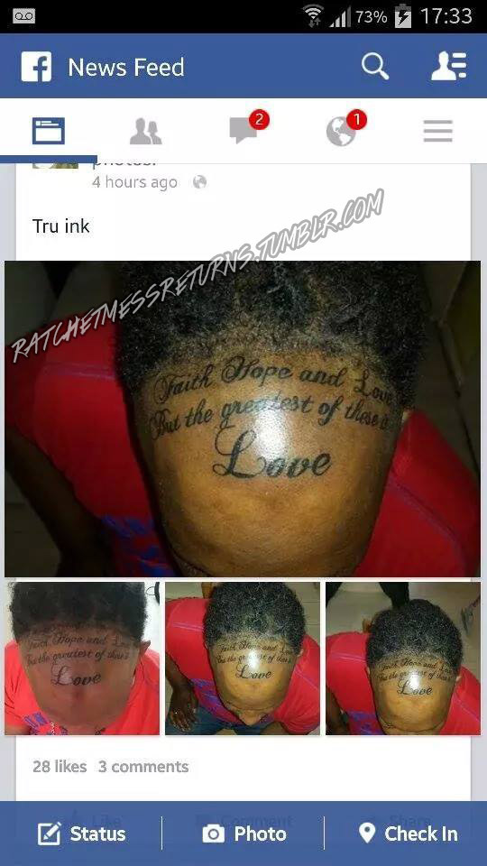 ratchetmessreturns:  Niggas getting creative these days to cover up their struggle