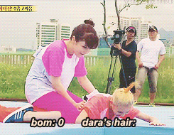  the power of dara’s unique hairstyle~               
