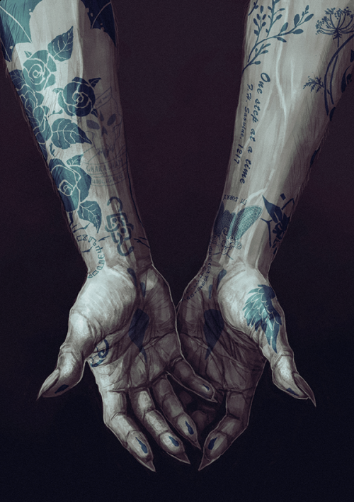 so about these modern AU tats for Regis.