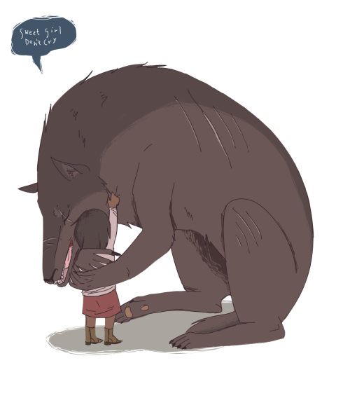 surimistick:jamfisher:a girl and her werewolf momMY hEART