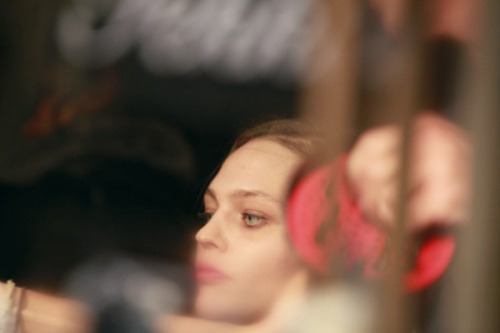 hante:  vl4da:  Sasha backstage at Proenza Schouler Fall 2013  AHHHHHHH 