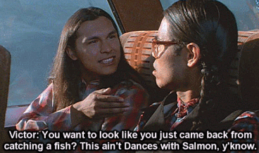 pinkeye-private-i:  Smoke Signals (1998) Dir. Chris Eyre. “This ain’t Dances