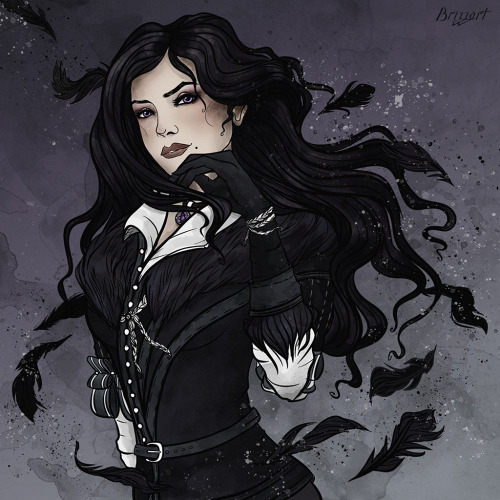 vic-of-thor: Yennefer Portrait by Brizzart