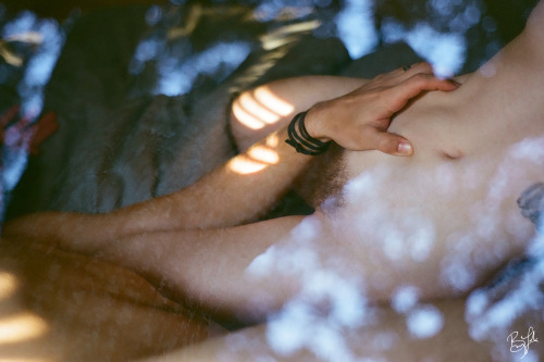 bunnyluna: Hands-on touchy feely self portraits with antisocialdisposition &lt;3 double exposed 