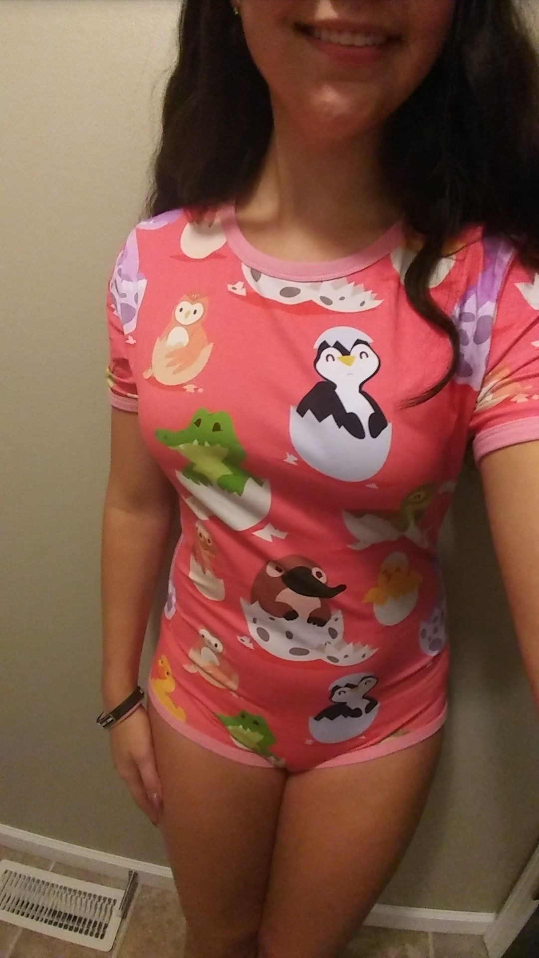Absolutely in LOVE with my baby animals onesie from @onesiesdownunder. It fits so