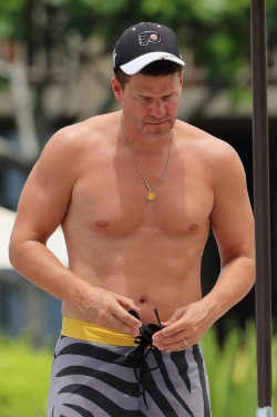 shirtlessmalecelebs:  David Boreanaz