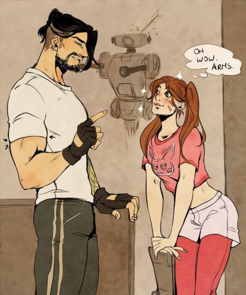 daddyschlongleg:  hanzo’s talking smth important probably but D.Va has her priorities straight or ak