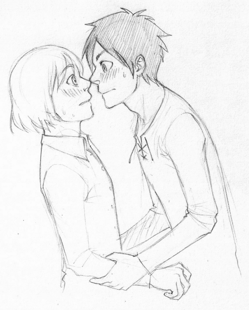 zu-art:    I… actually drew shippy stuff of this series there’s no going back now 