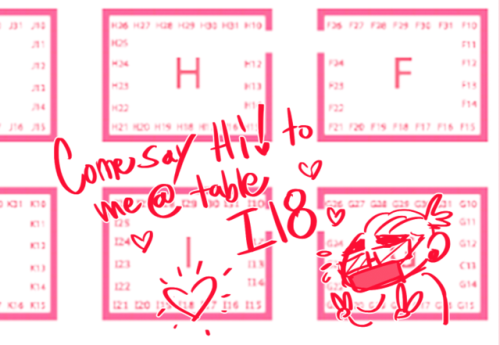 Hey guys I’m gonna be at A-kon this year! Come say hewwo to my sick, sleep deprived ass!Im table i18