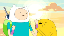 stupidcoolfinnparty:  Finn and Jake were so freaking cute in this episode (⑅˘͈ ᵕ ˘͈ ) 