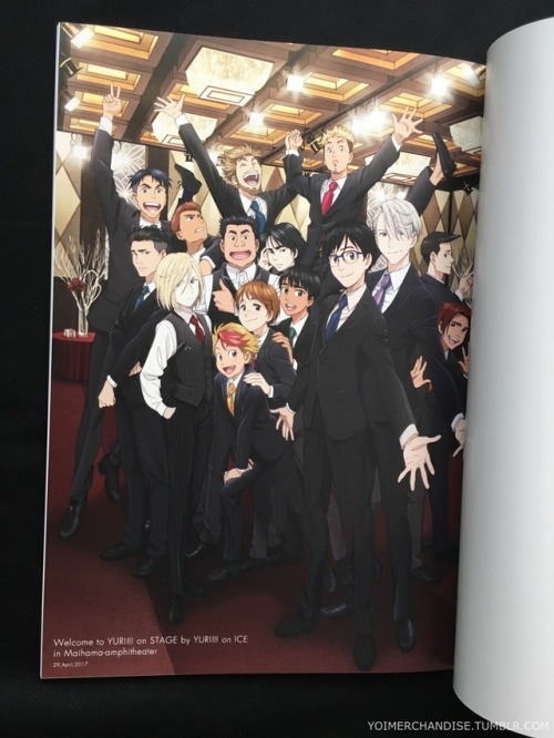 yoimerchandise:  YOI x Yuri!!! on STAGE Event Clear Files, Brochure, & Lightstick Original Release Date:April 29th, 2017 Featured Characters (16 Total):  Makkachin,   Viktor, Yuuri, Yuri, Otabek, Christophe, Emil, Georgi, Guang Hong, JJ, Leo, Michele,