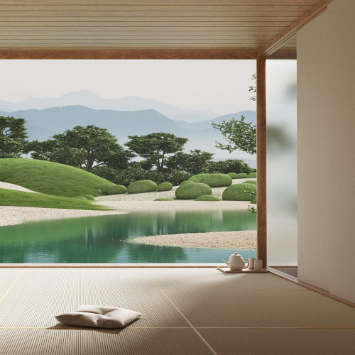 keepingitneutral:“Japanese Garden” by Six N. Five