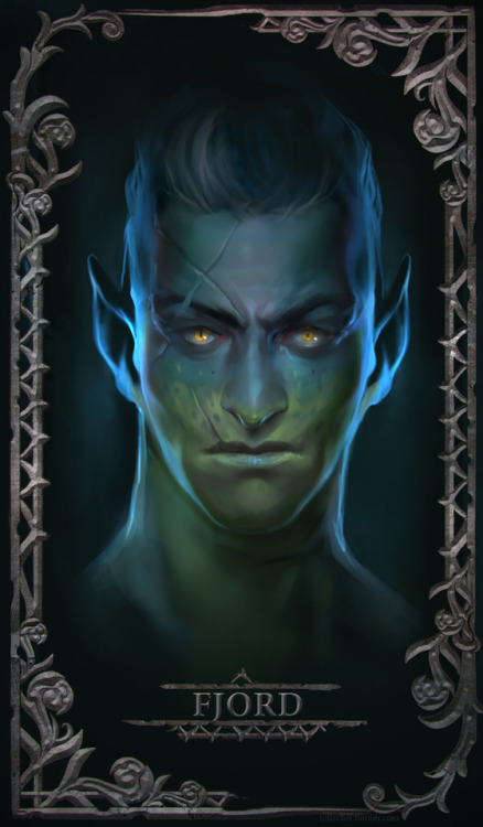 artintheart:  So I think im just going to keep making these… Next up!?! who knows! I will post up a vote for the next one, once I get more work done. I love orcs! Im also more curious about that streak of grey hair and scar now hmm…. A curse? hmmAlso