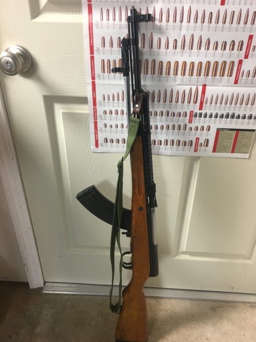 gunrunnerhell: SKS-DChinese SKS variant that was built, not converted, to use standard AK-47 magazin