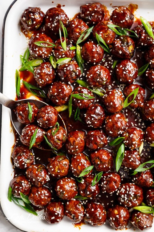 foodffs: MONGOLIAN GLAZED MEATBALLS Really nice recipes. Every hour. Show me what you cooked! How de