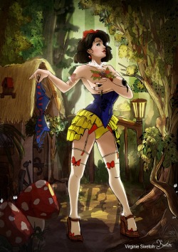 Senseorsensuality:snow White By Virginie Sivetoh