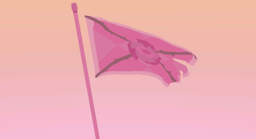 polyphernalia:   rose’s battle flag  i think you’re pretty great 