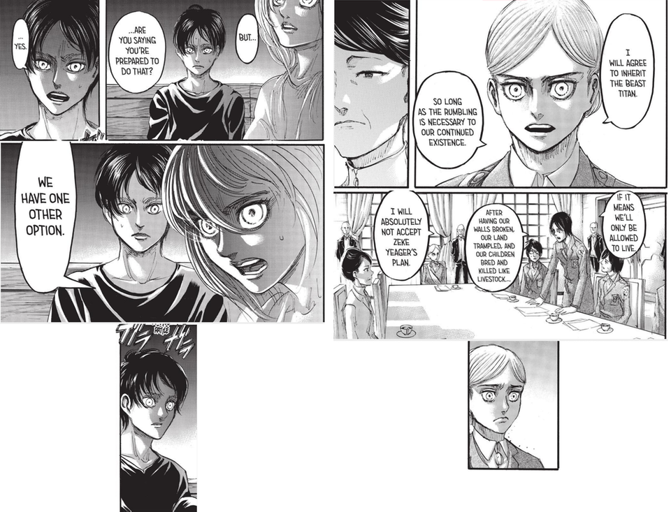 Eh Another Parallel Between Eren Historia Don T It might get lost in the sea of news stories being i think im gonna put this back under timeskip. parallel between eren historia