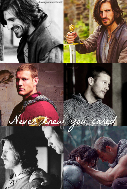 alloveryourwood:&ldquo;Never knew you cared&rdquo; -Gwaine to PercivalPerwaine edit requested by Sar