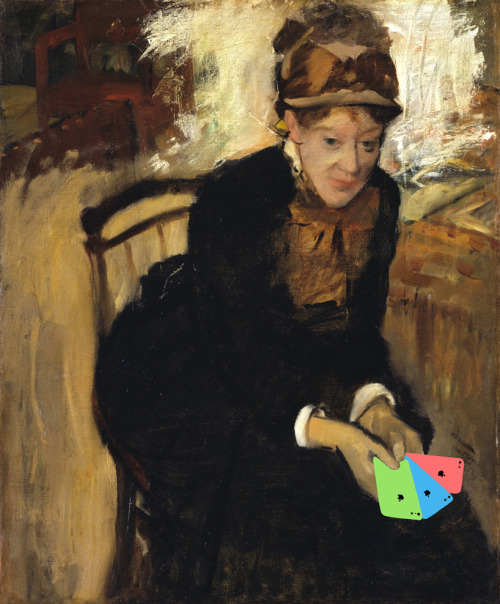 Based on : Mary Cassatt by Edgar Degas (1880-84).
ART X SMART Project by Kim Dong-kyu, 2013.