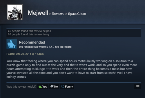 this Steam review I just found for spacechem adult photos