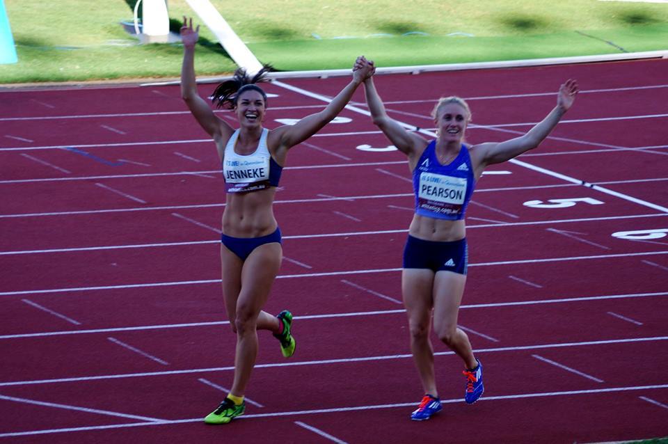 run-likeachampion:  Michelle Jenneke and Sally Pearson from the Australian Championships!