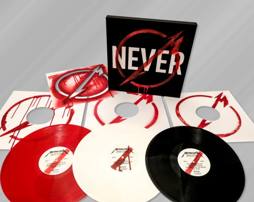 Metallica Through The Never 3LP colored vinyl (via metallica store)