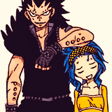 hitsuyo:  Gajeel &amp; Levy | Fairy Tail - requested by ithrowmytacosintheairsometimes